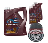 Kamoka Controllo Set 8L mannol Ceramica 5W-30 per Toyota Avensis Station