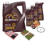KAMOKA Controllo Set 8L MANNOL Energy 5W-30 per Mercedes S-Klasse W221