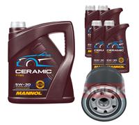 KAMOKA Controllo Set 9L MANNOL Ceramic 5W-30 Per Toyota Avensis Station