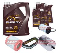 KAMOKA Controllo Set 9L MANNOL Energy 5W-30 per Audi A8 4.2 FSI quattro