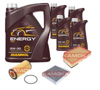 KAMOKA Controllo Set 9L MANNOL Energy 5W-30 per Volvo XC90 I D5 AWD D3/D5