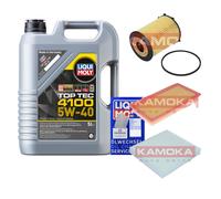 Kamoka Controllo Set Additivo Liqui Moly Top . Tec 4100 5W-40 5L per Fiat