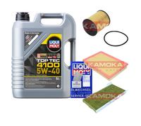 Kamoka Controllo Set Additivo Liqui Moly Top . Tec 4100 5W-40 5L per Opel Corsa