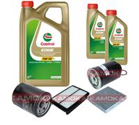 KAMOKA Controllo Set CASTROL EDGE 5W-30 M 7L Per Mitsubishi ASX 1.8 DI-D