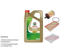 Kamoka Controllo Set castrol edge IN Titanio FST 5W-30 5L per Seat Altea Toledo