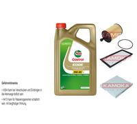 Kamoka Controllo Set castrol edge Titanio FST 5W-30 5L per Dodge Calibro