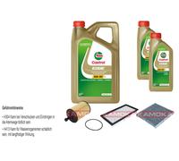 Kamoka Controllo Set castrol edge Titanio FST 5W-30 7L per Dodge Calibro