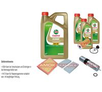 Kamoka Controllo Set castrol edge Titanio FST 5W-30 8L per BMW 2 di Spray Attivo