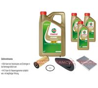 Kamoka Controllo Set castrol edge Titanio FST 5W-30 8L per BMW 5er Piazzole