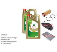 KAMOKA Controllo Set Castrol EDGE Titanium FST 5W-30 10L Per BMW 5 Serie 525d