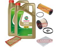 KAMOKA Controllo Set Castrol EDGE Titanium FST 5W-30 10L Per VW Touareg 3.0