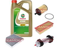 KAMOKA Controllo Set Castrol EDGE Titanium FST 5W-30 5L Per Audi Q5 2.0 TDI