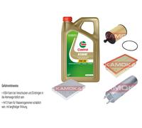 KAMOKA Controllo set Castrol EDGE Titanium FST 5W-30 5L per VW Vans V