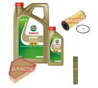 KAMOKA Controllo Set Castrol EDGE Titanium FST 5W-30 6L Per BMW X1 xDrive18d