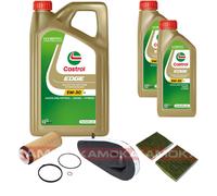 KAMOKA Controllo Set Castrol EDGE Titanium FST 5W-30 7L Per BMW 5 Serie 525d