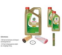 KAMOKA Controllo set Castrol EDGE Titanium FST 5W-30 7L per BMW Serie 3 Touring