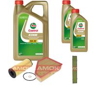 KAMOKA Controllo Set Castrol EDGE Titanium FST 5W-30 7L Per BMW X1 xDrive18d