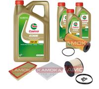 KAMOKA Controllo Set Castrol EDGE Titanium FST 5W-30 8L Per VW Touareg 3.0