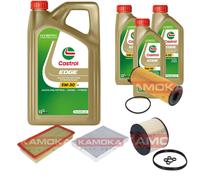 KAMOKA Controllo Set Castrol EDGE Titanium FST 5W-30 8L Per VW Touareg 3.0
