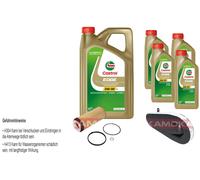 KAMOKA Controllo Set Castrol EDGE Titanium FST 5W-30 9L Per BMW 5 Serie 525d