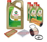 KAMOKA Controllo Set Castrol EDGE Titanium FST 5W-30 9L Per VW Touareg 3.0