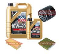 KAMOKA Controllo Set Liqui Moly 10W-40 Leichtlauf 6L Per Dacia Duster