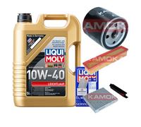 KAMOKA Controllo set Liqui Moly 10W-40 Play Run 5L per Dacia Duster