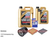 Kamoka Controllo Set Liqui Moly 10W-40 Scorrevolezza 7L per Opel Omega B