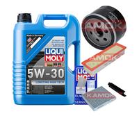 Kamoka Controllo Set Liqui Moly 5W-30 da Molto Tempo 5L per Dacia Logan MCV 1.4