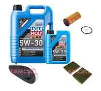 Kamoka Controllo Set Liqui Moly 5W-30 da Molto Tempo 6L per BMW 5er 520d