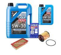 Kamoka Controllo Set Liqui Moly 5W-30 da Molto Tempo 6L per Suzuki Spruzzata 1.3