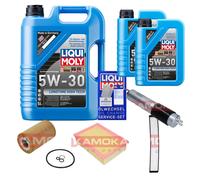 Kamoka Controllo Set Liqui Moly 5W-30 da Molto Tempo 7L per Bwm 3er 318i