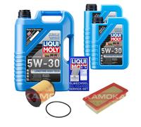 Kamoka Controllo Set Liqui Moly 5W-30 da Molto Tempo 7L per Suzuki Spruzzata 1.3