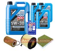 Kamoka Controllo Set Liqui Moly 5W-30 da Molto Tempo 8L per Audi A5 Cabriolet