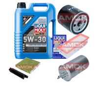 Kamoka Controllo Set Liqui Moly 5W-30 da Molto Tempo ad Alta Techl 5L per