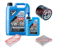 Kamoka Controllo Set Liqui Moly 5W-30 da Molto Tempo ad Alta Techl 6L per Dacia