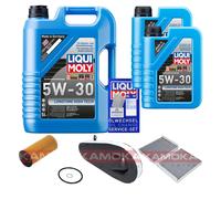 KAMOKA Controllo Set Liqui Moly 5W-30 Longtime 7L Per BMW 5 Serie 520D 518D