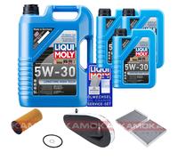 KAMOKA Controllo Set Liqui Moly 5W-30 Longtime 8L Per BMW 5 Serie 520D 518D