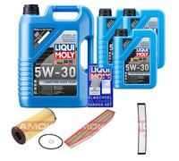 KAMOKA Controllo Set Liqui Moly 5W-30 Longtime 8L Per BMW X3 2.0D XDRIVE18D