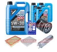 KAMOKA Controllo set Liqui Moly 5W-30 Longtime 8L per VW Multivan VI 2.0 TDI