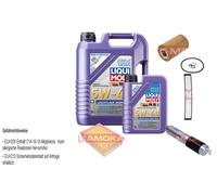 Kamoka Controllo Set Liqui Moly Bassa Visciosità 5W-40 6L per Di BMW 3er 318i