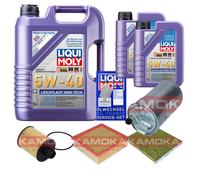 Kamoka Controllo Set Liqui Moly Bassa Visciosità 5W-40 7L per Opel Corsa D.1.3