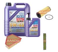 KAMOKA Controllo Set Liqui Moly Leichtlauf 5W-40 6L Per BMW 3er 318D 316D