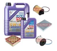 KAMOKA Controllo Set Liqui Moly Leichtlauf 5W-40 6L Per Opel Meriva B