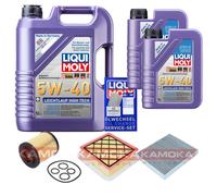 KAMOKA Controllo set Liqui Moly Leichtlauf 5W-40 7L per Opel Meriva B