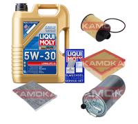 Kamoka Controllo Set Liqui Moly Longlife 3 5W-30 5L per Opel Corsa D '