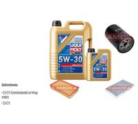 Kamoka Controllo Set Liqui Moly Longlife 3 5W-30 6L per Audi A6 2.6 2.3