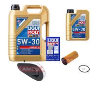 KAMOKA Controllo Set Liqui Moly LONGLIFE 3 5W-30 6L Per BMW 5 Serie 520d 518d