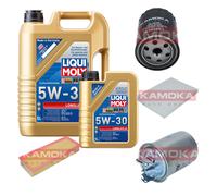 Kamoka Controllo Set Liqui Moly Longlife 3 5W-30 6L per Seduta Cordoba