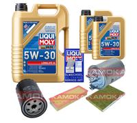 Kamoka Controllo Set Liqui Moly Longlife 3 5W-30 7L per Il VW Polo Variant